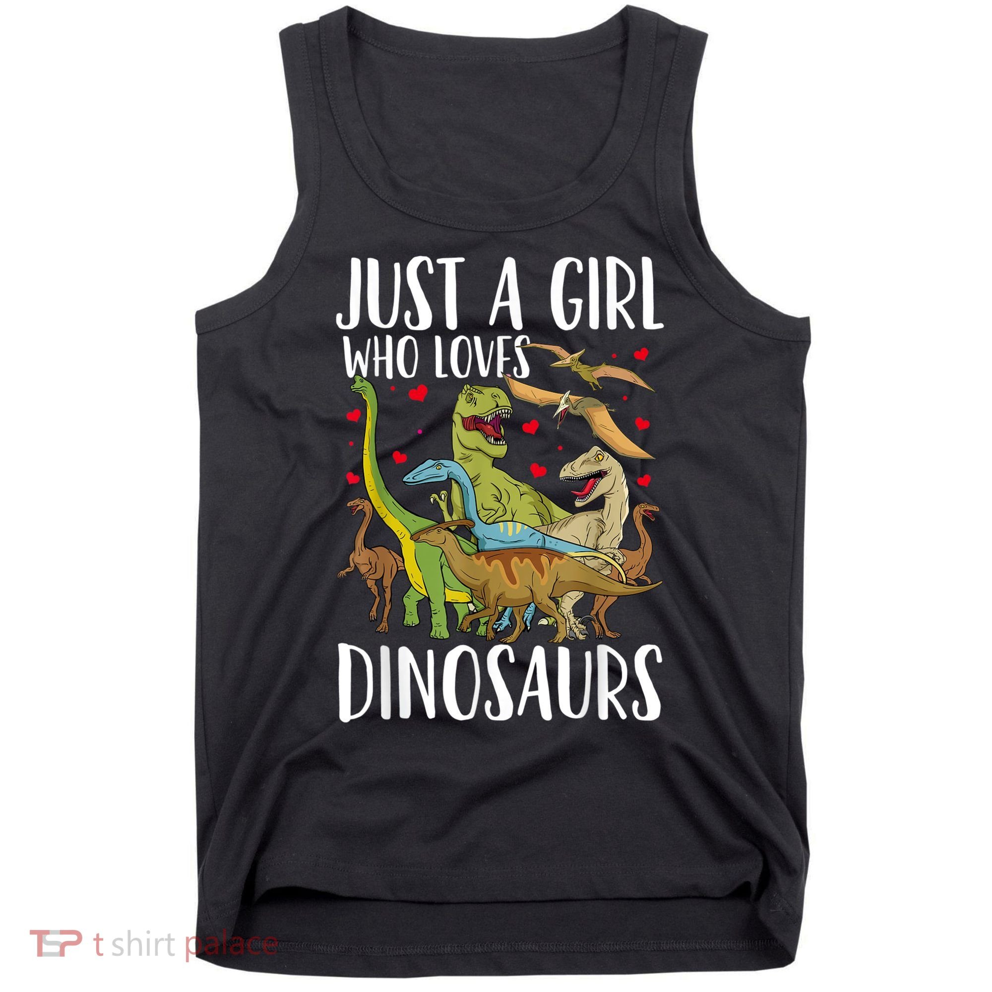 Dinosaur Just A Girl Who Loves Dinosaurs Brachiosaurus Tank Top