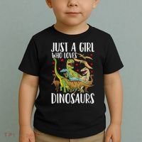 Dinosaur Just A Girl Who Loves Dinosaurs Brachiosaurus Toddler T-Shirt thumb 2