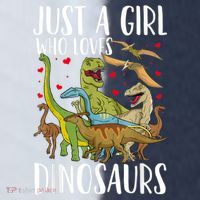 Dinosaur Just A Girl Who Loves Dinosaurs Brachiosaurus Sport-Tek Competitor United Soccer Jersey thumb 4