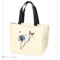 Dandelion Just Breathe Buttefly Inspiration Quotes Tote Bag thumb 3