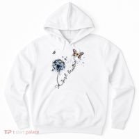 Dandelion Just Breathe Buttefly Inspiration Quotes Hoodie thumb 0