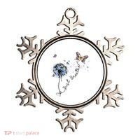 Dandelion Just Breathe Buttefly Inspiration Quotes Ornament thumb 0