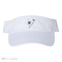 Dandelion Just Breathe Buttefly Inspiration Quotes Visor thumb 0