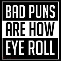 Dad Joke Bad Puns Are How Eye Roll Funny Apron thumb 3