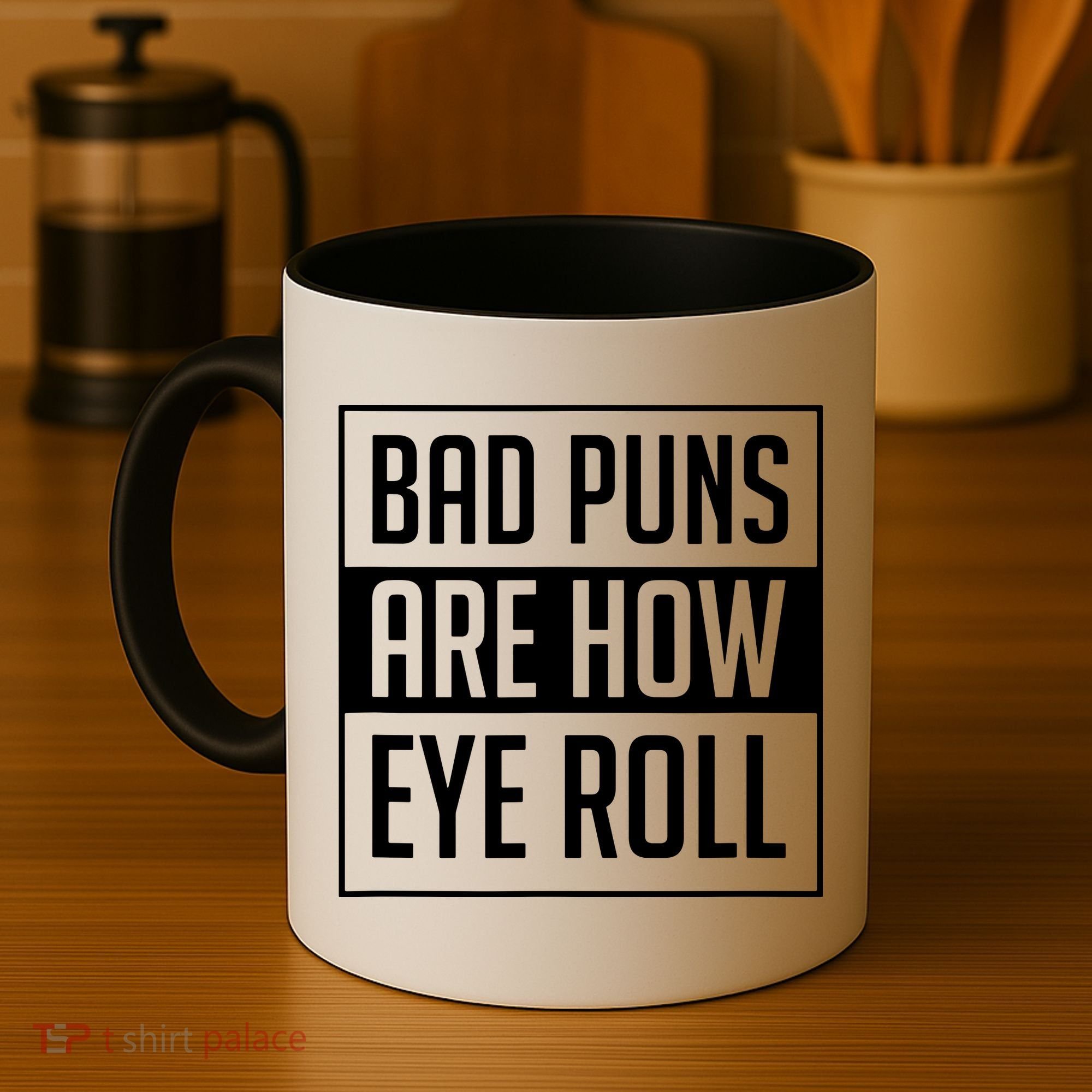 Dad Joke Bad Puns Are How Eye Roll Funny Coffee Mug