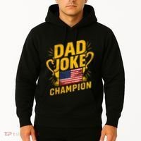 Dad Joke Champion Funny FatherS Day Dad Joke Hoodie thumb 2