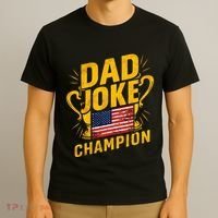 Dad Joke Champion Funny FatherS Day Dad Joke T-Shirt thumb 3