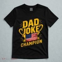 Dad Joke Champion Funny FatherS Day Dad Joke T-Shirt thumb 5