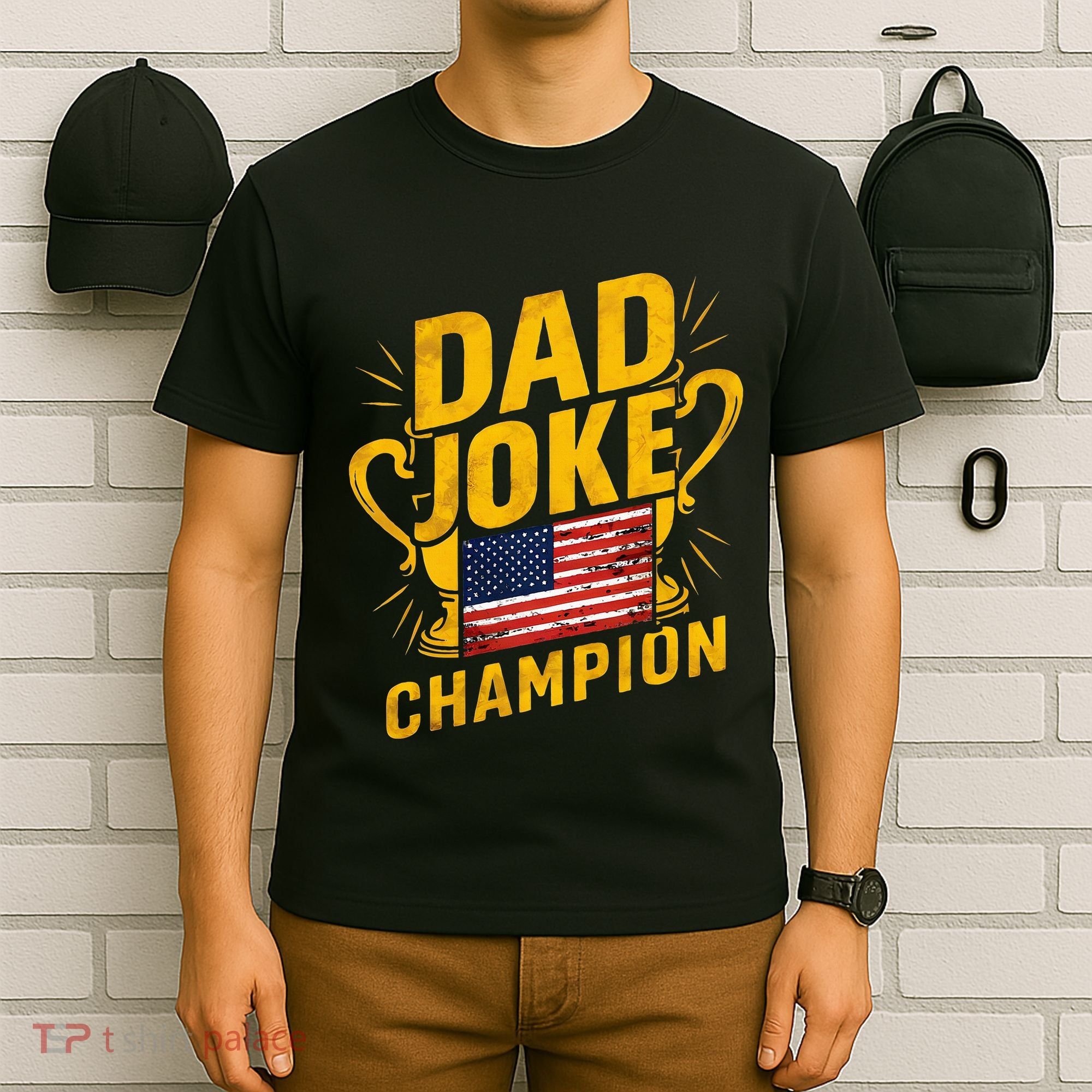 Dad Joke Champion Funny FatherS Day Dad Joke T-Shirt