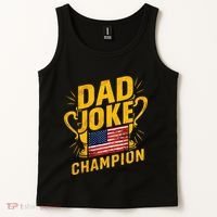 Dad Joke Champion Funny FatherS Day Dad Joke Tank Top thumb 2