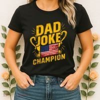 Dad Joke Champion Funny FatherS Day Dad Joke Women's T-Shirt thumb 2