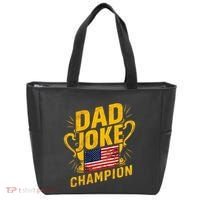 Dad Joke Champion Funny FatherS Day Dad Joke Tote Bag thumb 0
