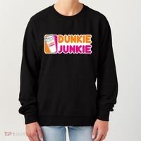 Dunkie Junkie Coffee Love Funny Coffee Saying Women's Sweatshirt thumb 0