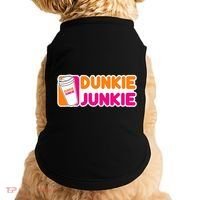 Dunkie Junkie Coffee Love Funny Coffee Saying Doggie Tank thumb 0