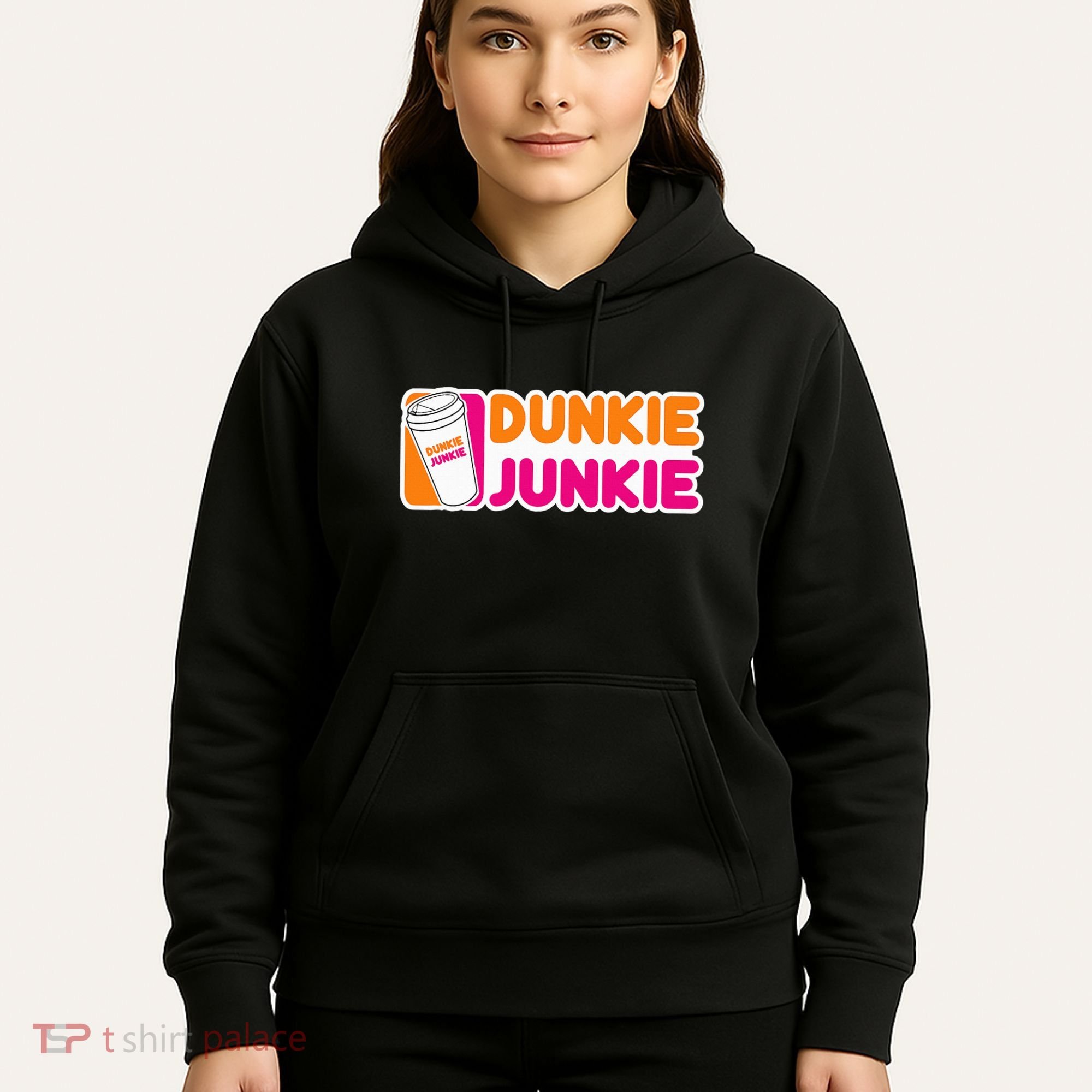 Dunkie Junkie Coffee Love Funny Coffee Saying Hoodie