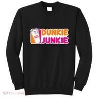 Dunkie Junkie Coffee Love Funny Coffee Saying Sweatshirt thumb 0