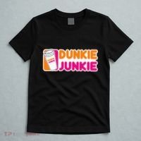 Dunkie Junkie Coffee Love Funny Coffee Saying T-Shirt thumb 5