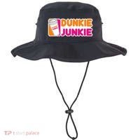 Dunkie Junkie Coffee Love Funny Coffee Saying Bucket Hat thumb 0