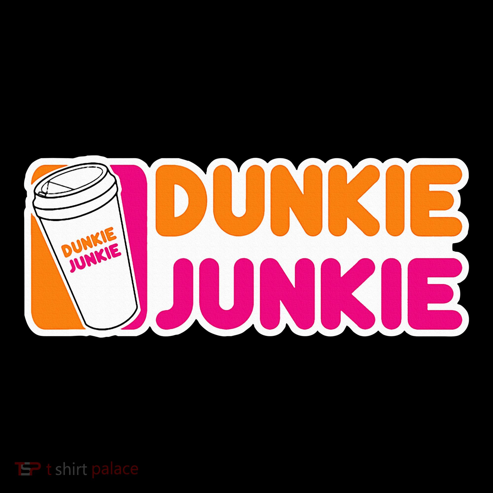 Dunkie Junkie Coffee Love Funny Coffee Saying Women's Hoodie