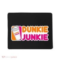 Dunkie Junkie Coffee Love Funny Coffee Saying Mousepad thumb 0