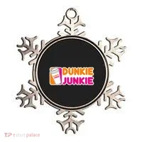Dunkie Junkie Coffee Love Funny Coffee Saying Ornament thumb 0