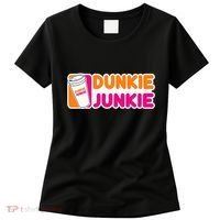 Dunkie Junkie Coffee Love Funny Coffee Saying Women's T-Shirt thumb 0
