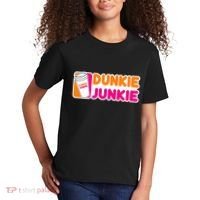 Dunkie Junkie Coffee Love Funny Coffee Saying Kids T-Shirt thumb 2