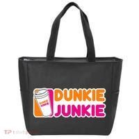 Dunkie Junkie Coffee Love Funny Coffee Saying Tote Bag thumb 0