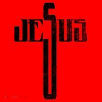 Distressed Jesus Cross Christian Religious Tee Santa Hat thumb 1