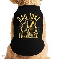 Dad Joke Champion Funny Fathers Day Gift Doggie Tank thumb 0