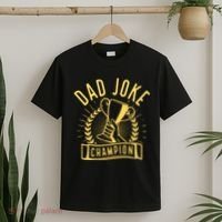 Dad Joke Champion Funny Fathers Day Gift T-Shirt thumb 2