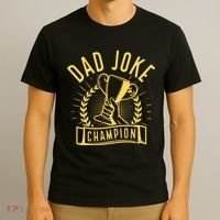 Dad Joke Champion Funny Fathers Day Gift T-Shirt thumb 3