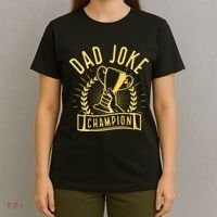 Dad Joke Champion Funny Fathers Day Gift T-Shirt thumb 4