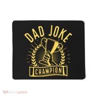 Dad Joke Champion Funny Fathers Day Gift Mousepad thumb 0