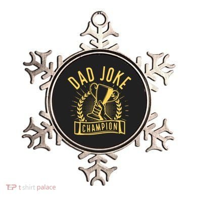 Dad Joke Champion Funny Fathers Day Gift Ornament