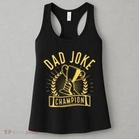 Dad Joke Champion Funny Fathers Day Gift Women's Tank Top thumb 3