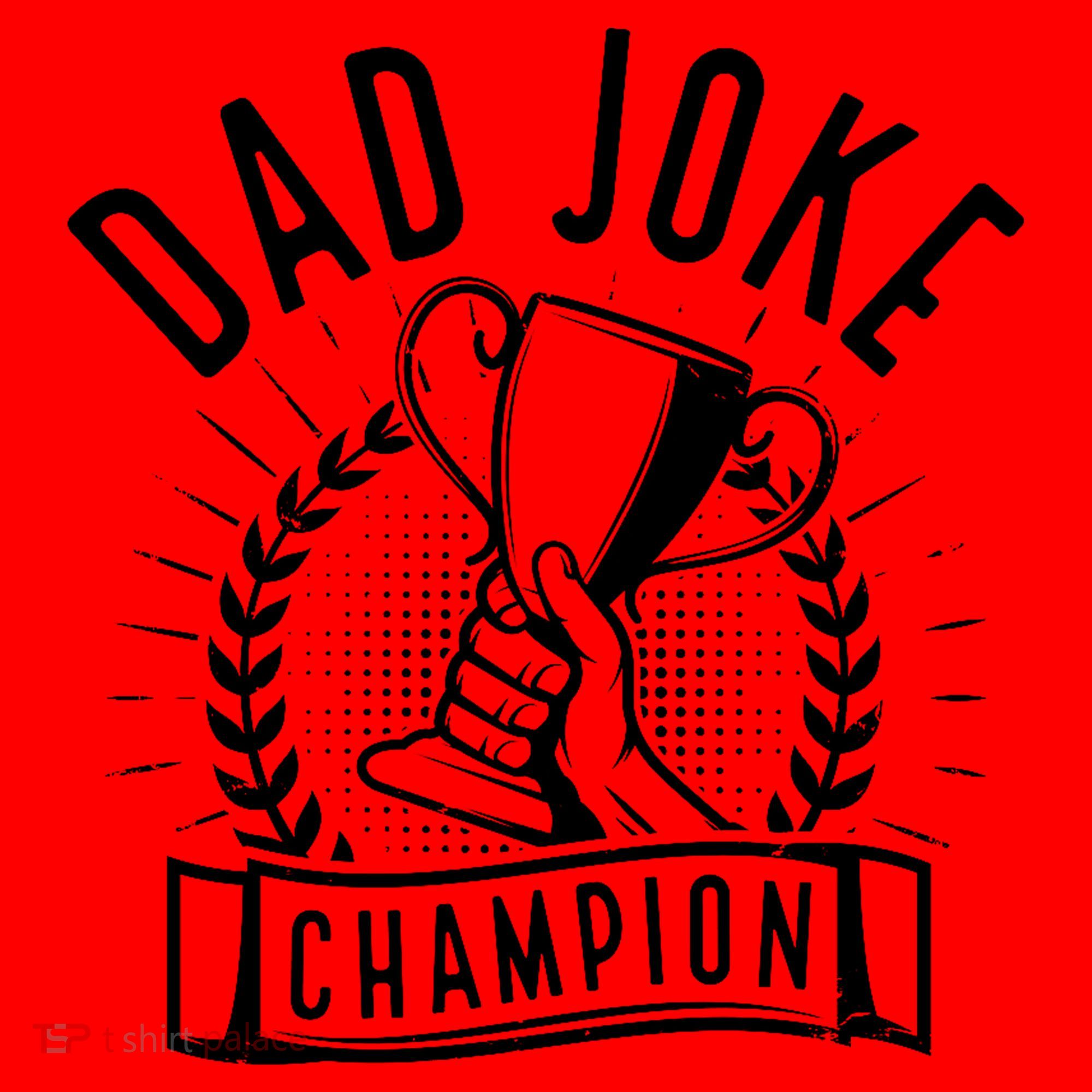 Dad Joke Champion Funny Fathers Day Gift Santa Hat