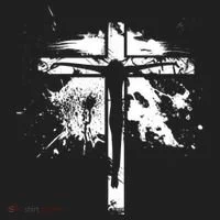 Distressed Jesus Cross Christianity Women's Sweatshirt thumb 2