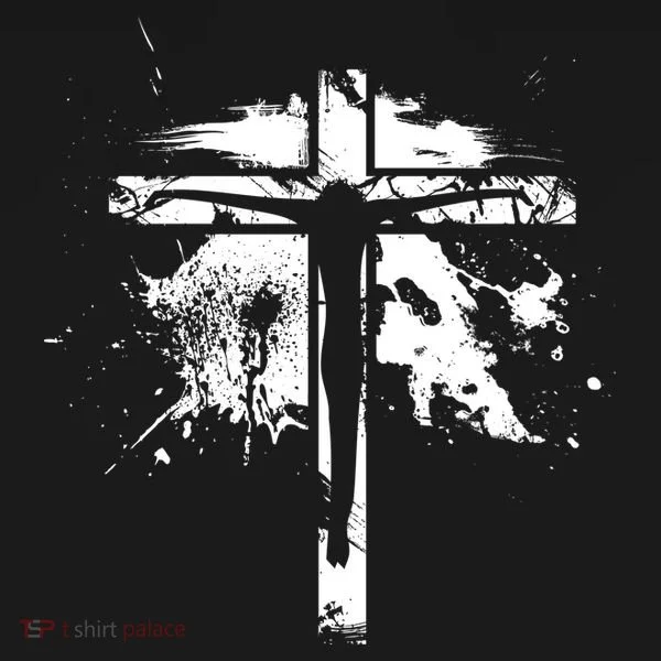 Distressed Jesus Cross Christianity Toddler Hoodie