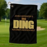 Drewgmackie John Carpenter’S Das Ding Aus Einer Anderen Welt Golf Towel thumb 1