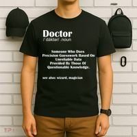 Doctor Job Definition Medical School Graduation Gift T-Shirt thumb 6