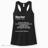Doctor Job Definition Medical School Graduation Gift Women's Tank Top thumb 0