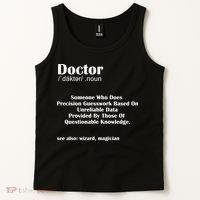 Doctor Job Definition Medical School Graduation Gift Tank Top thumb 2