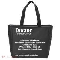 Doctor Job Definition Medical School Graduation Gift Tote Bag thumb 0