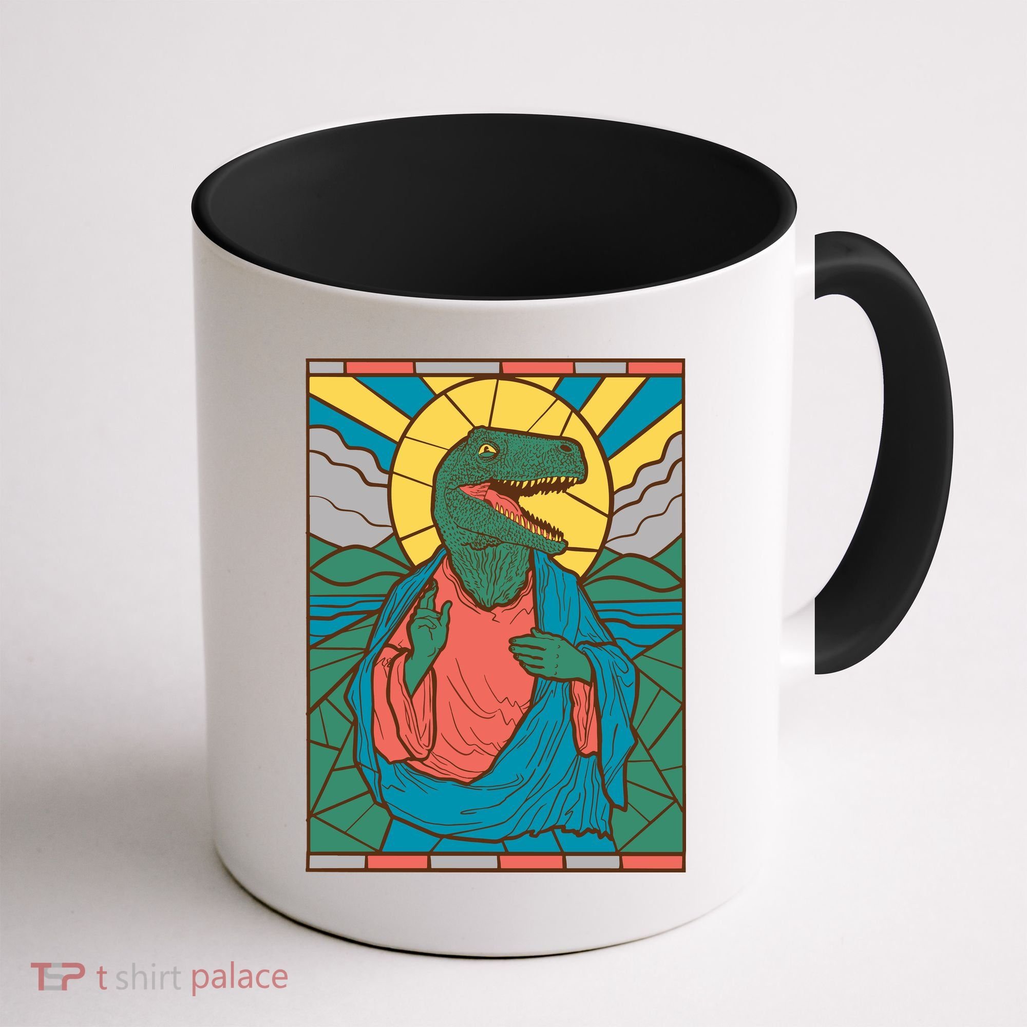 Dinosaur Jesus Coffee Mug