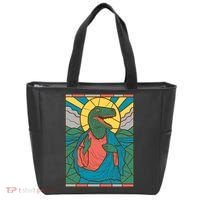 Dinosaur Jesus Tote Bag thumb 0