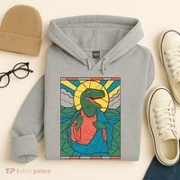 Dinosaur Jesus Hoodie thumb 4