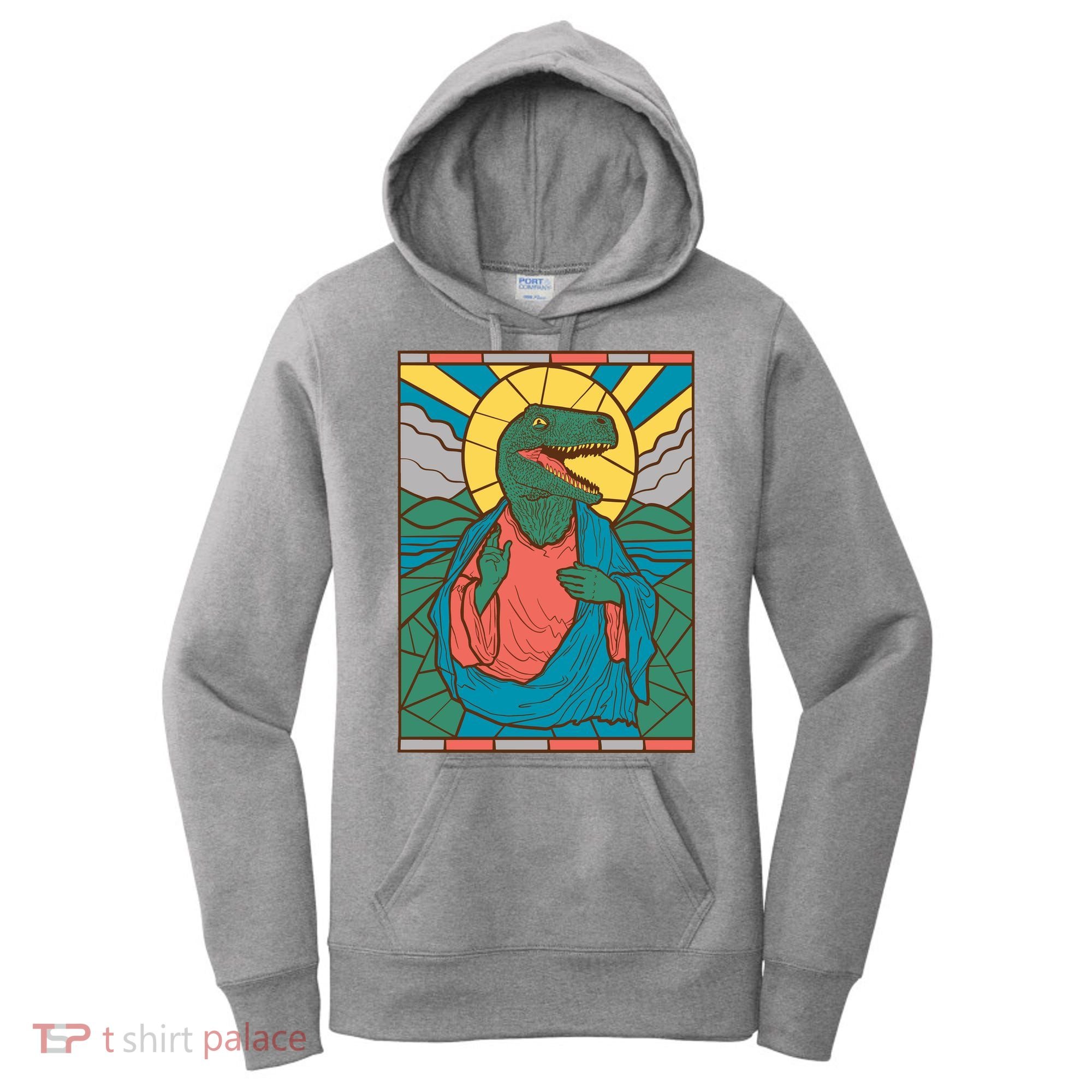 Dinosaur Jesus Women's Hoodie