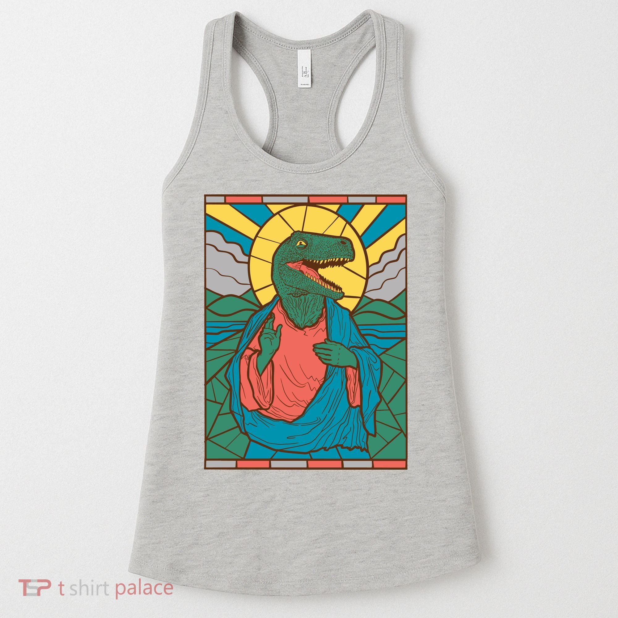 Dinosaur Jesus Women's Tank Top
