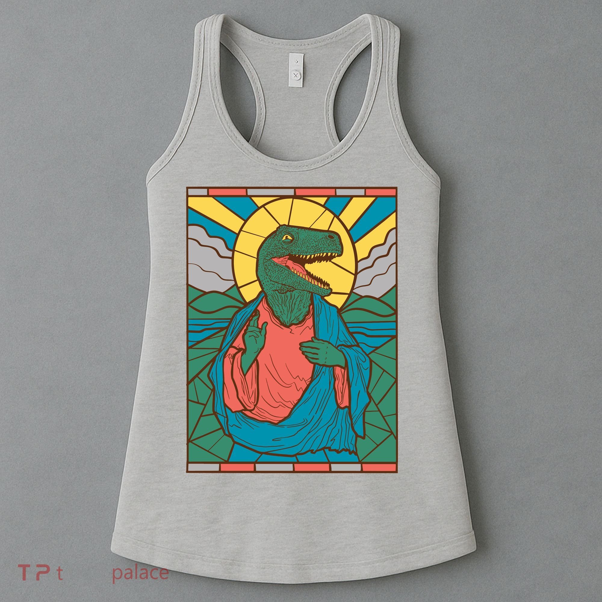 Dinosaur Jesus Women's Tank Top
